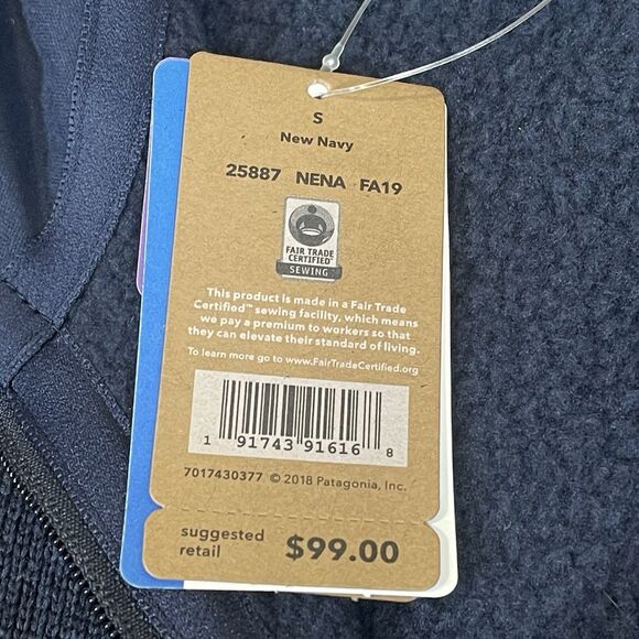 Patagonia Better Sweater Full Zip Fleece Vest Womens Small Slim Fit New With Tag - Picture 5 of 13